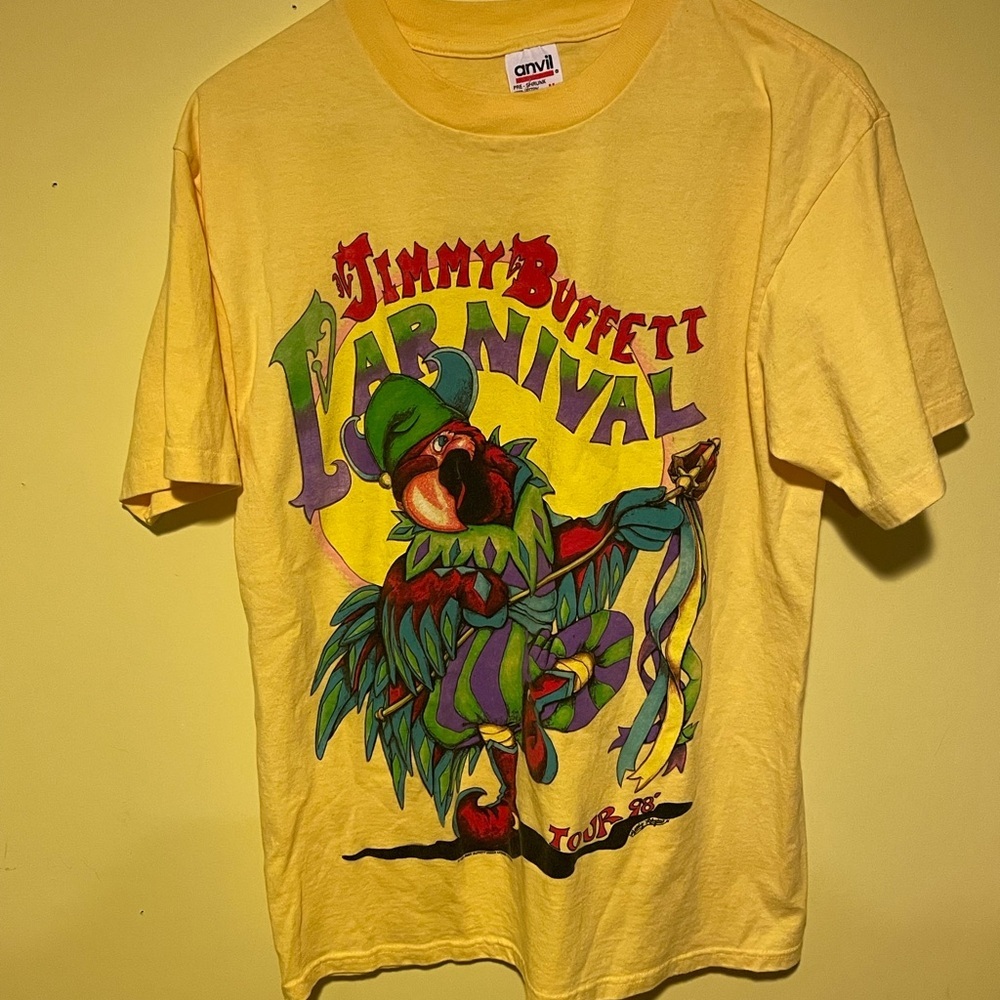 Vintage 1998 Jimmy Buffett Carnival Tour Tee M Medium